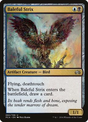 Baleful Strix card from Planechase Anthology