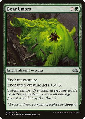 Boar Umbra card from Planechase Anthology