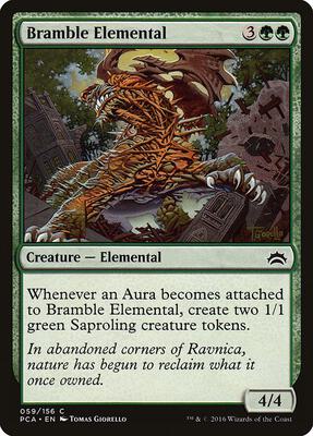 Bramble Elemental card from Planechase Anthology