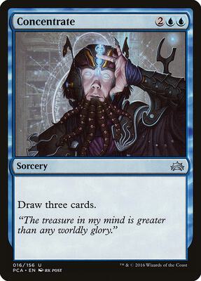 Concentrate card from Planechase Anthology