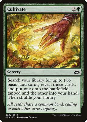 Cultivate card from Planechase Anthology
