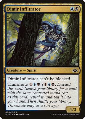 Dimir Infiltrator card from Planechase Anthology