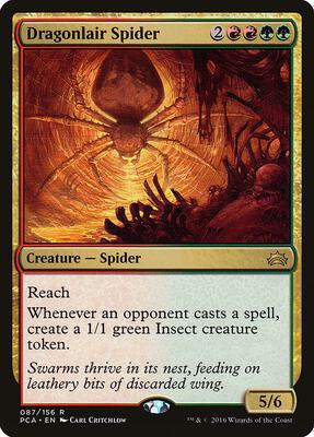 Dragonlair Spider card from Planechase Anthology