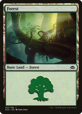 Forest (152) card from Planechase Anthology