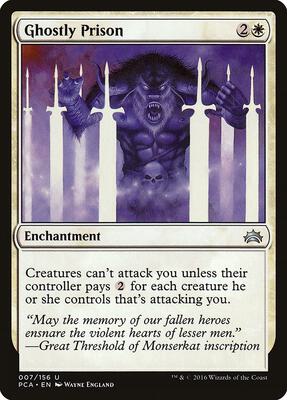Ghostly Prison card from Planechase Anthology