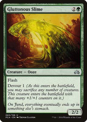 Gluttonous Slime card from Planechase Anthology