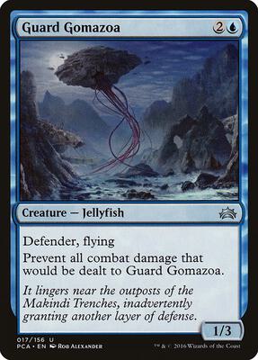 Guard Gomazoa card from Planechase Anthology