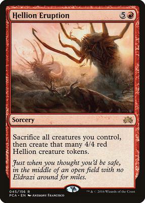 Hellion Eruption card from Planechase Anthology