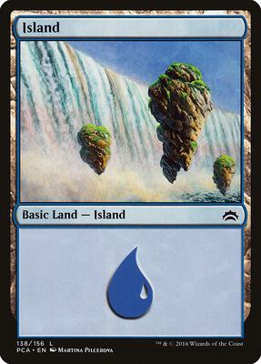 Island (138) card from Planechase Anthology