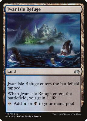 Jwar Isle Refuge card from Planechase Anthology
