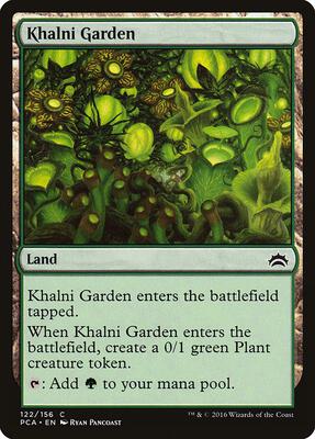 Khalni Garden card from Planechase Anthology