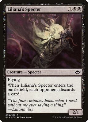 Liliana's Specter card from Planechase Anthology