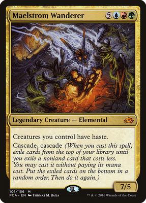 Maelstrom Wanderer card from Planechase Anthology