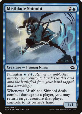 Mistblade Shinobi card from Planechase Anthology