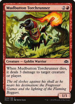 Mudbutton Torchrunner card from Planechase Anthology