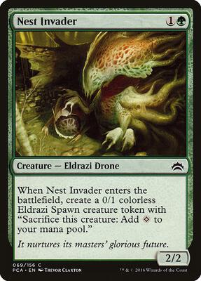 Nest Invader card from Planechase Anthology