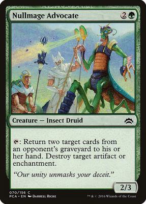 Nullmage Advocate card from Planechase Anthology