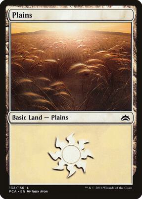 Plains (132) card from Planechase Anthology