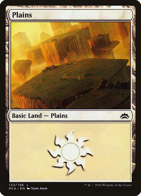 Plains (133) card from Planechase Anthology