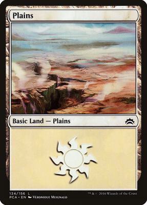 Plains (134) card from Planechase Anthology