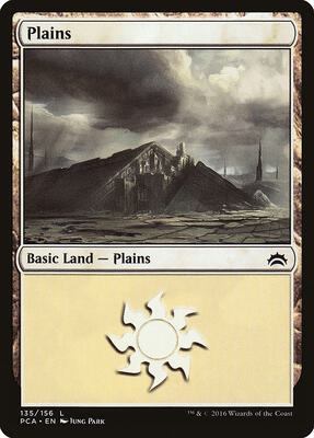 Plains (135) card from Planechase Anthology