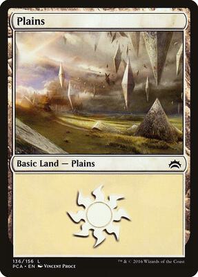 Plains (136) card from Planechase Anthology