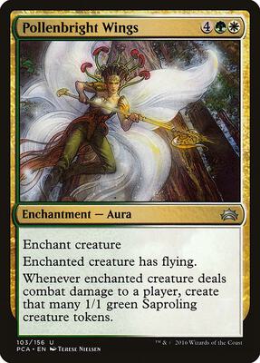 Pollenbright Wings card from Planechase Anthology