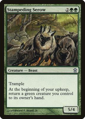 Stampeding Serow card from Saviors of Kamigawa