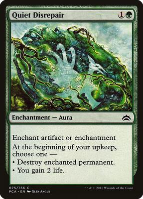 Quiet Disrepair card from Planechase Anthology