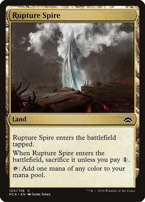 Rupture Spire card from Planechase Anthology