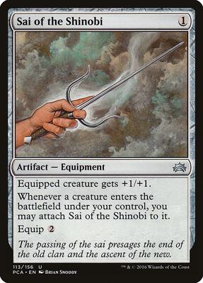 Sai of the Shinobi card from Planechase Anthology