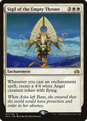 Sigil of the Empty Throne card from Planechase Anthology