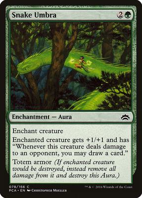 Snake Umbra card from Planechase Anthology