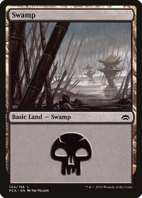 Swamp (144) card from Planechase Anthology