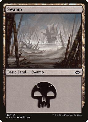 Swamp (146) card from Planechase Anthology