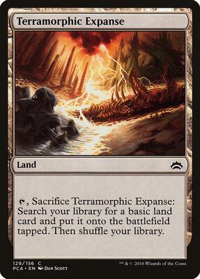 Terramorphic Expanse card from Planechase Anthology
