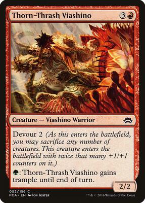Thorn-Thrash Viashino card from Planechase Anthology