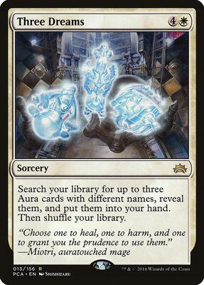 Three Dreams card from Planechase Anthology