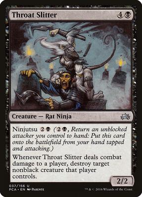 Throat Slitter card from Planechase Anthology