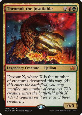 Thromok the Insatiable card from Planechase Anthology