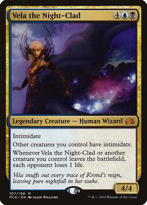 Vela the Night-Clad card from Planechase Anthology