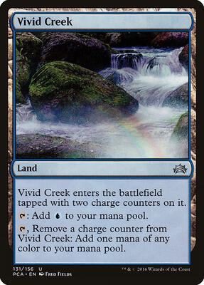 Vivid Creek card from Planechase Anthology