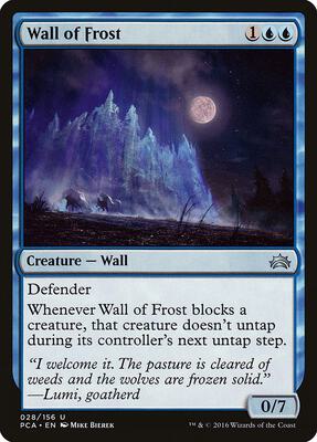 Wall of Frost card from Planechase Anthology