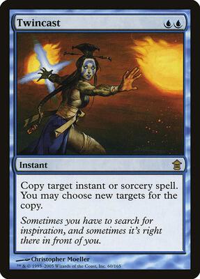 Twincast card from Saviors of Kamigawa