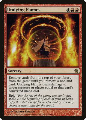 Undying Flames card from Saviors of Kamigawa