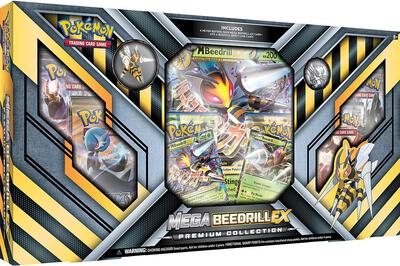 Mega Beedrill EX Premium Collection card from XY - Evolutions