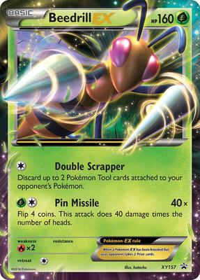 Beedrill EX - XY157 card from XY Promos