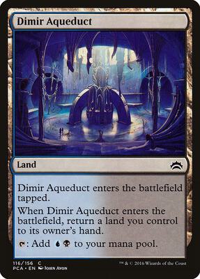 Dimir Aqueduct card from Planechase Anthology