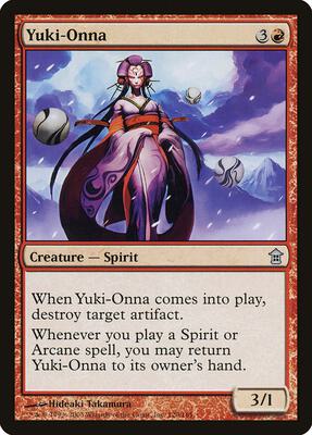 Yuki-Onna card from Saviors of Kamigawa