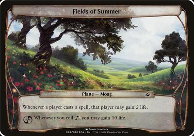Fields of Summer (Planechase Anthology) card from Oversize Cards